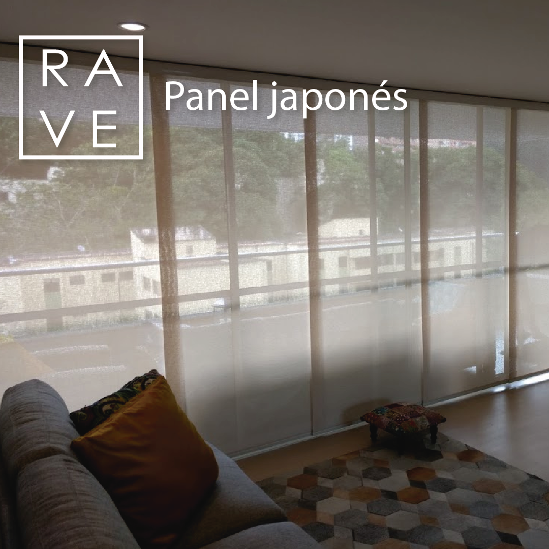 Producto por m2 - Panel japonés con riel